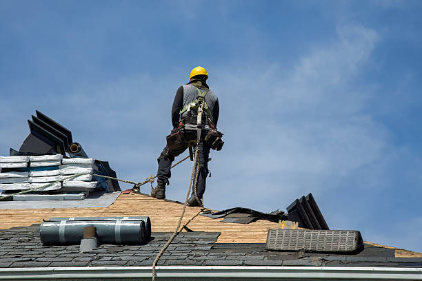 Professional Roofing technician working in Westover, WV